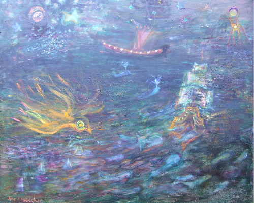Painting titled Carnival of Voyages
