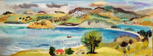 Landscapes painting titled From Seacliff